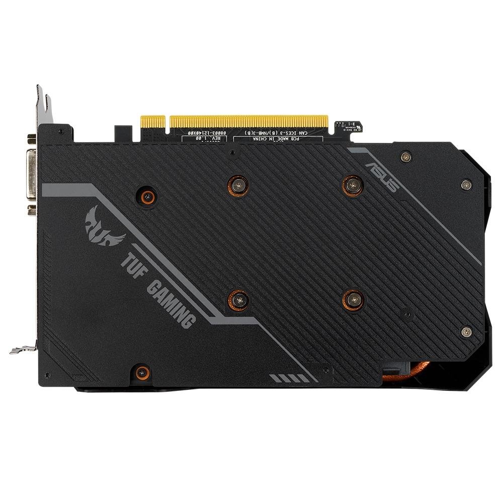 Imagem 7 de 10 do produto Placa de Vídeo GTX 1660 Ti O6G EVO OC Asus TUF Gaming NVIDIA Geforce, 6GB GDDR6, Preto - TUF-GTX1660TI-O6G-EVO-GAMING