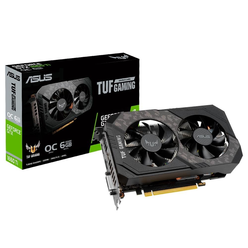 ★良品★ ASUS TUF Gam GeForce GTX 1660 Super Placa de Vídeo Asus TUF GTX 1660Ti EVO OC | KaBuM!
