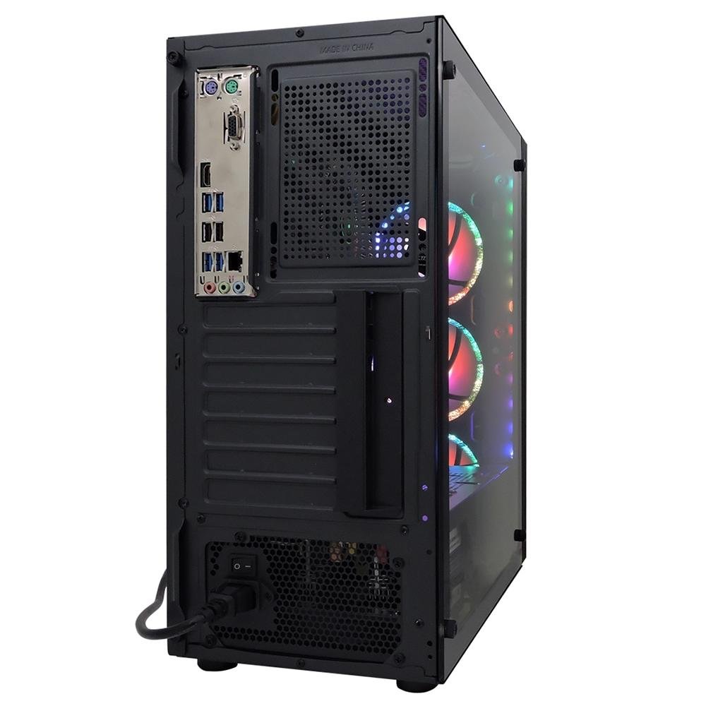 PC Gamer Concórdia AMD Ryzen 3-3200G, RGB, 8GB DDR4, SSD 240GB, Linux, Preto - 31723 - view 4