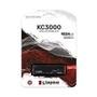 SSD Kingston KC3000, 1TB, M.2 2280, PCIe 4.0 x4, NVMe, Leitura: 7000 MB/s, Gravação: 6000 MB/s, Preto - SKC3000S/1024G
