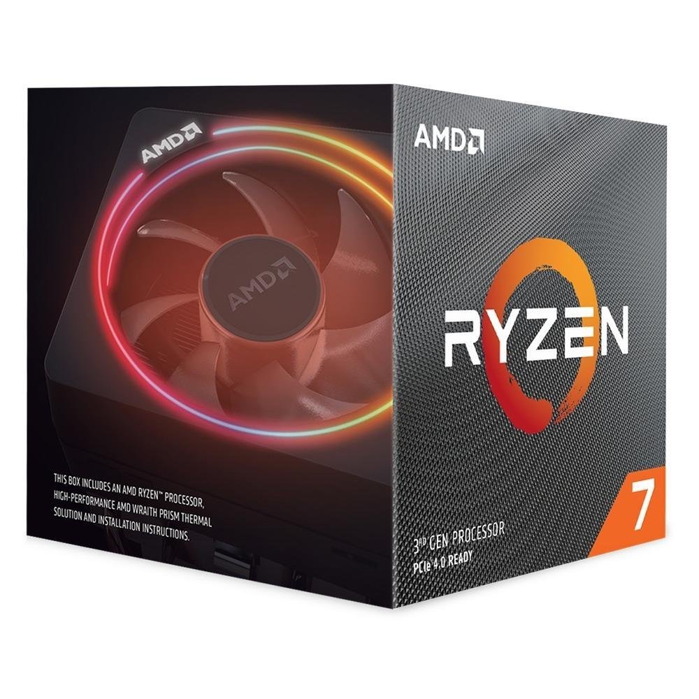 Kit Processador AMD Ryzen 7 3700X 32MB 3.6GHz (4.4GHz Max Turbo) +