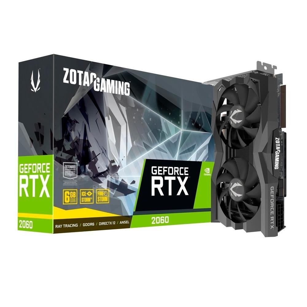 RTX2060　ZOTAC GAMING Placa de Vídeo Zotac NVIDIA RTX 2060 | KaBuM!