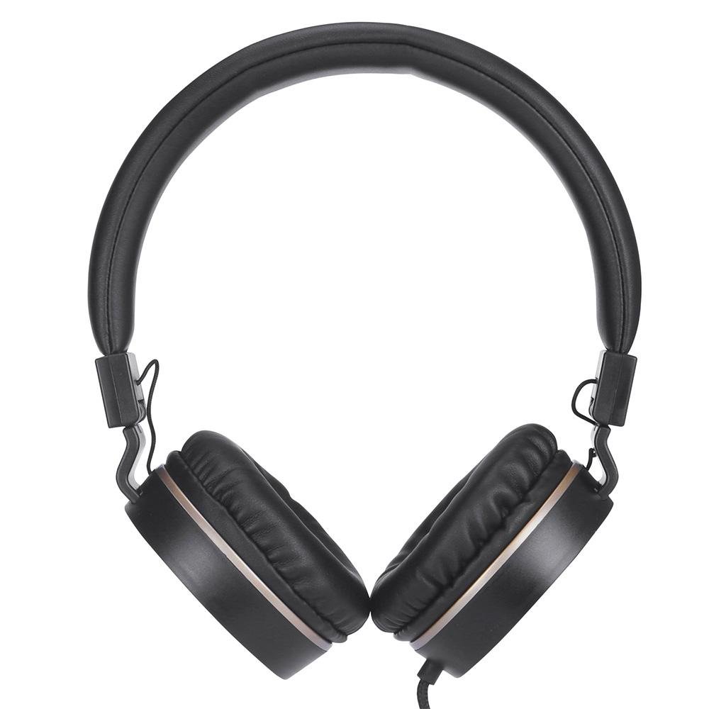 Headset Dobrável ( Balão.info) DHH-1206, P2, Driver 50mm, Preto e Dourado - 8YJ97AA - foto 2