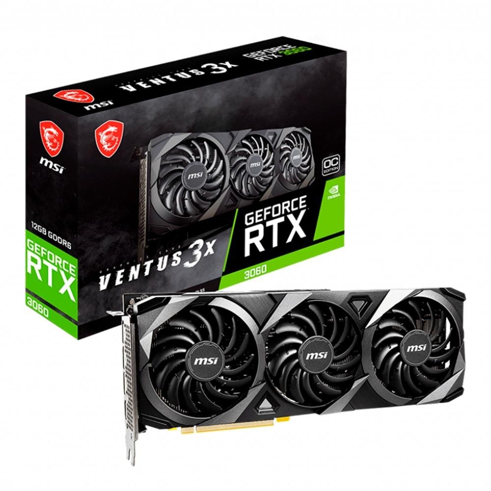 GeForce RTX 3060 Ventus 3X 12G OC | KaBuM!