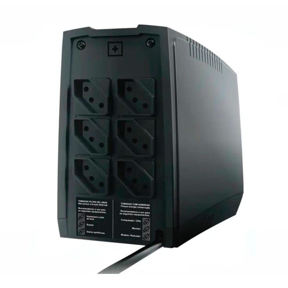 Nobreak TS Shara UPS Professional, 700VA, 115V, 6 Tomadas, 1 Bateria 7Ah, Preto - 4441 Nobreak TS Shara UPS Professional, 700VA, 115V, 6 Tomadas, 1 Bateria 7Ah, Preto - 4441