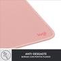 Mousepad Studio Series Logitech Portátil, 200x300mm, Antiderrapante, Resistente a Derramamentos, Rosa - 956-000037