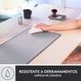 Mousepad Desk Mat Logitech Studio Series, Grande 300x700mm, Antiderrapante, Design Resistente a Respingos, Cinza - 956-000047