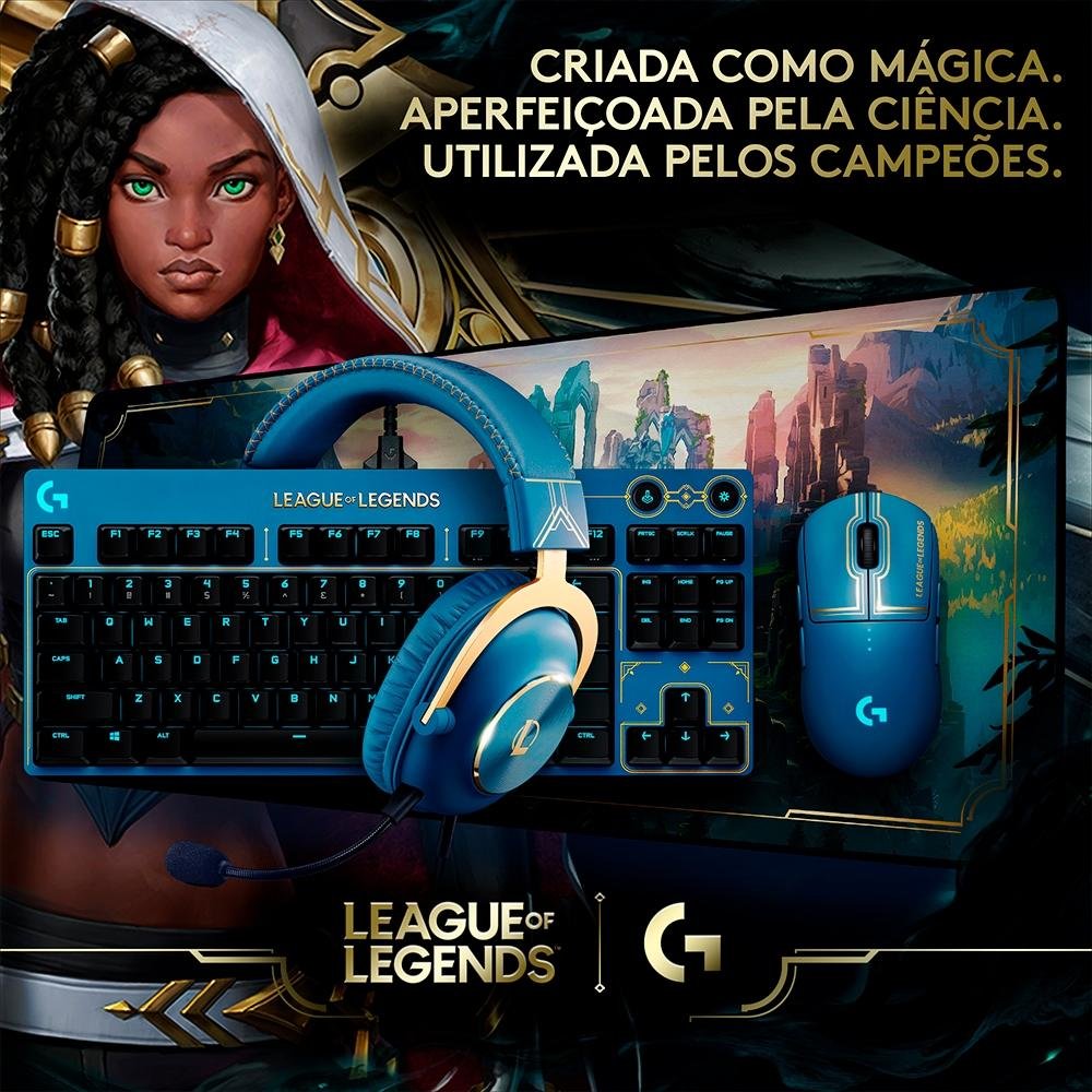G Pro League Of Legends Edition LOLコラボ Mouse S/Fio Logitech G-PRO LeagueOfLegends |KaBuM!