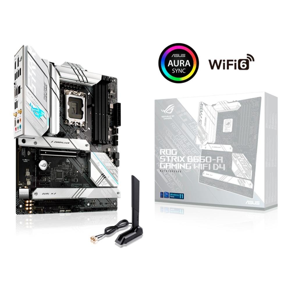 Placa Mãe Asus ROG Strix B660-A Gaming Wi-Fi D4, Intel LGA 1700