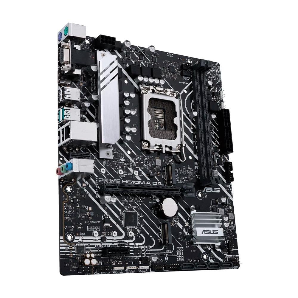 Placa-Mãe ASUS Prime H610M-A D4, LGA 1700 H610, mATX, DDR4, Preto - 90MB19P0-M0EAY0 - view 3