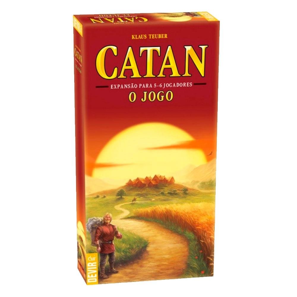 Jogo Catan Devir Expans o Para 5 E 6 Jogadores BGCATAN56PT2 Jogo Catan Devir Expans o Para 5 E 6 Jogadores BGCATAN56PT2