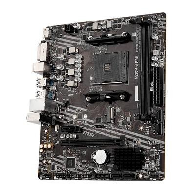 Placa-Mãe MSI A520M-A PRO, AMD AM4, mATX, DDR4, Preto - A520M-A PRO