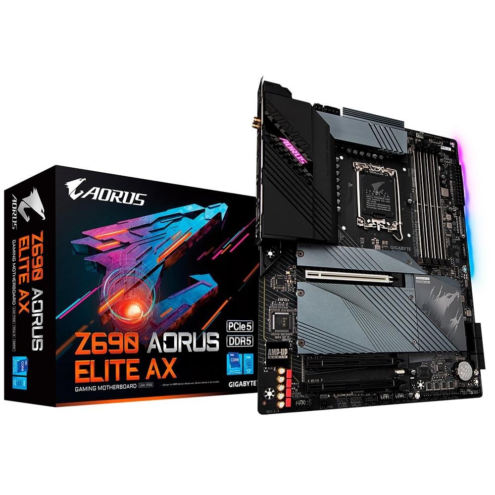 Placa Mãe Gigabyte Z690 Aorus ELITE AX | KaBuM!
