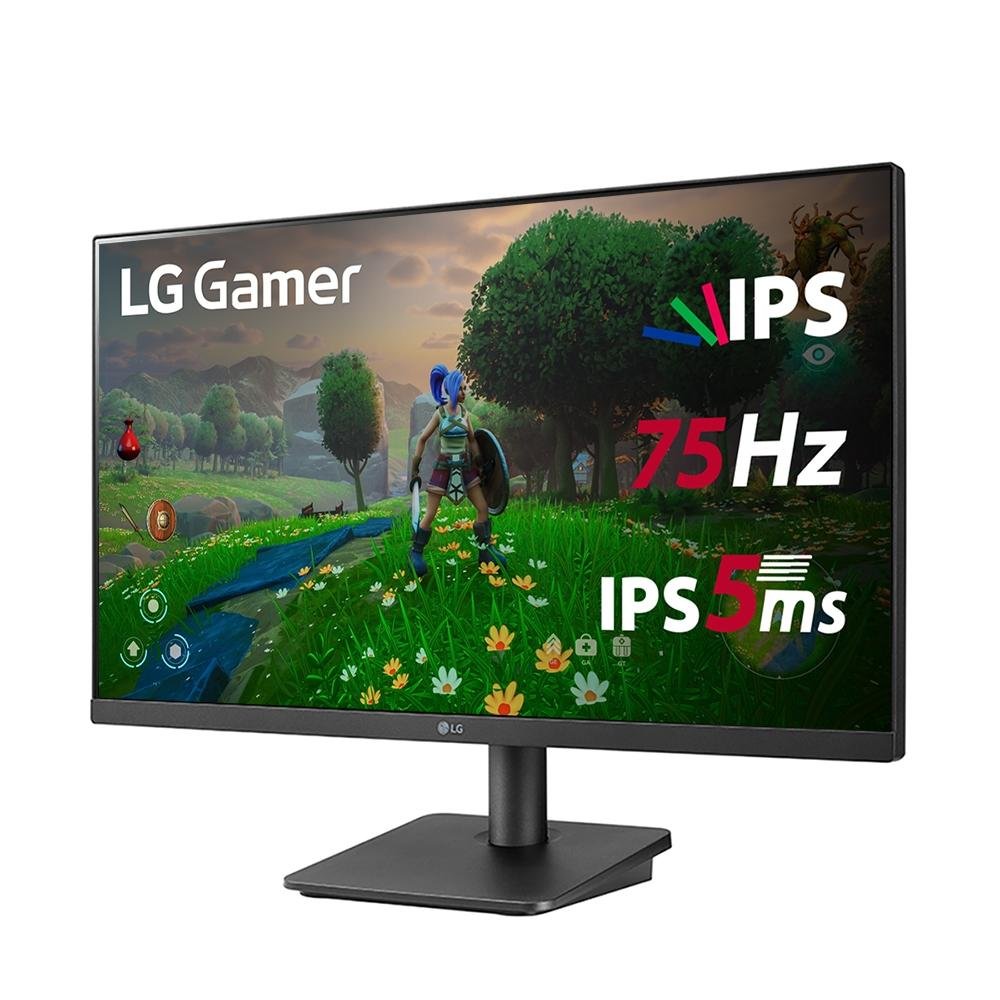 Imagem 11 de 17 do produto Monitor Gamer LG 23.8", 75Hz, Full HD, IPS, HDMI, VESA, FreeSync, Sem Bordas, Preto - 24MP400-B