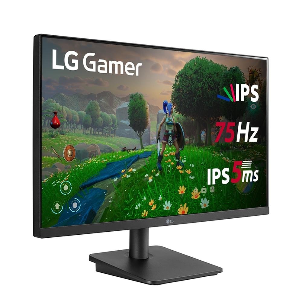 Imagem 13 de 17 do produto Monitor Gamer LG 23.8", 75Hz, Full HD, IPS, HDMI, VESA, FreeSync, Sem Bordas, Preto - 24MP400-B
