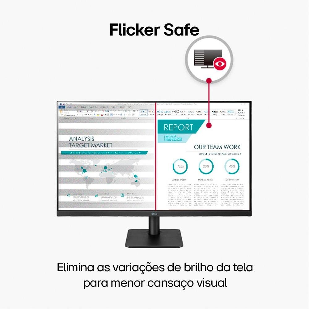 Monitor Gamer LG 23.8", 75Hz, Full HD, IPS, HDMI, VESA, FreeSync, Sem Bordas, Preto - 24MP400-B Monitor Gamer LG 23.8", 75Hz, Full HD, IPS, HDMI, VESA, FreeSync, Sem Bordas, Preto - 24MP400-B