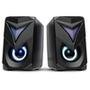 Caixa de Som Subwoofer Gamer Husky Gaming Frost 100,  11W RMS, RGB, USB, Preto - HGMK012