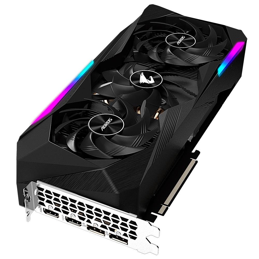 Imagem 5 de 10 do produto Placa de Vídeo RX 6900 XT Master 16G Gigabyte Aorus AMD Radeon, rev.2.0, 16GB GDDR6, RGB - GV-R69XTAORUS M-16GD