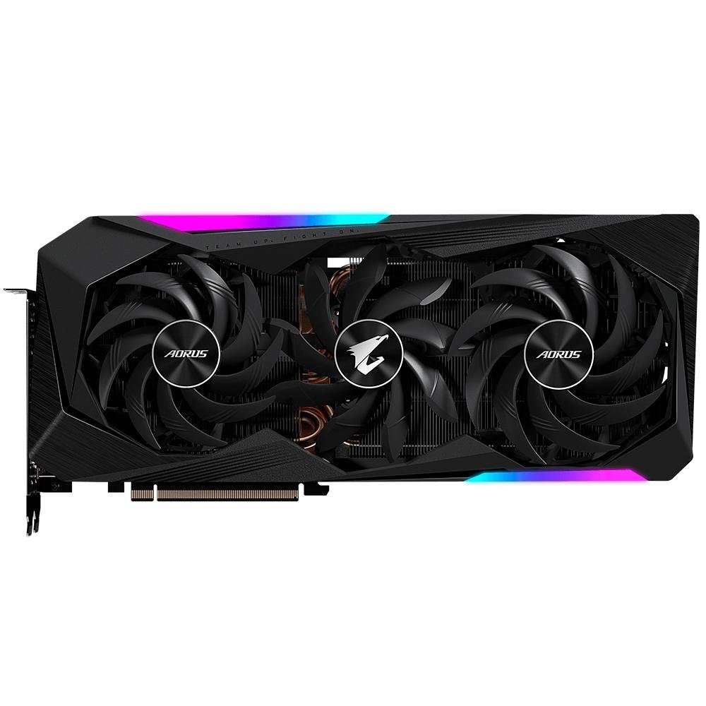 Imagem 6 de 10 do produto Placa de Vídeo RX 6900 XT Master 16G Gigabyte Aorus AMD Radeon, rev.2.0, 16GB GDDR6, RGB - GV-R69XTAORUS M-16GD