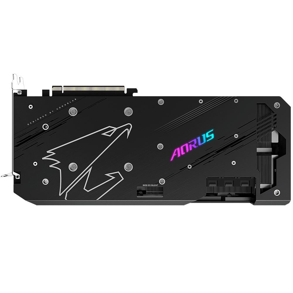 Imagem 7 de 10 do produto Placa de Vídeo RX 6900 XT Master 16G Gigabyte Aorus AMD Radeon, rev.2.0, 16GB GDDR6, RGB - GV-R69XTAORUS M-16GD