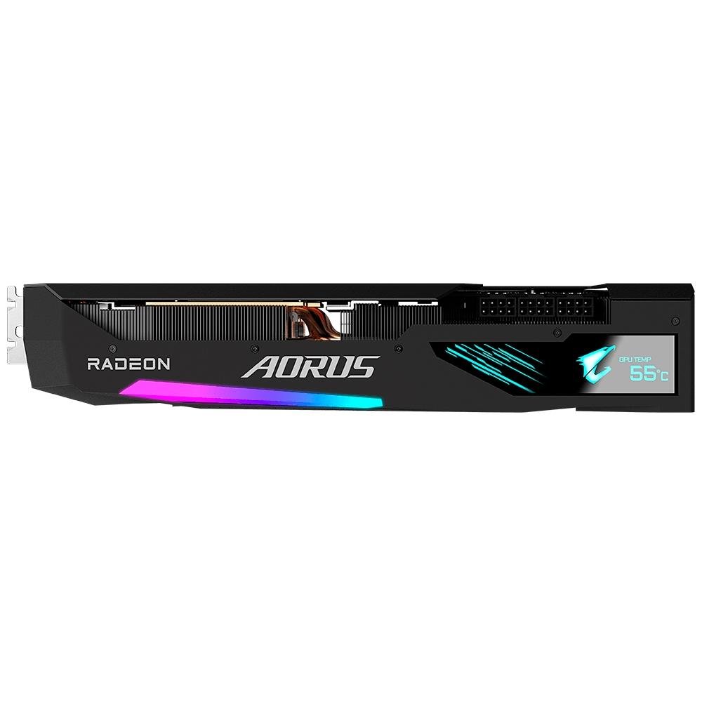Imagem 8 de 10 do produto Placa de Vídeo RX 6900 XT Master 16G Gigabyte Aorus AMD Radeon, rev.2.0, 16GB GDDR6, RGB - GV-R69XTAORUS M-16GD