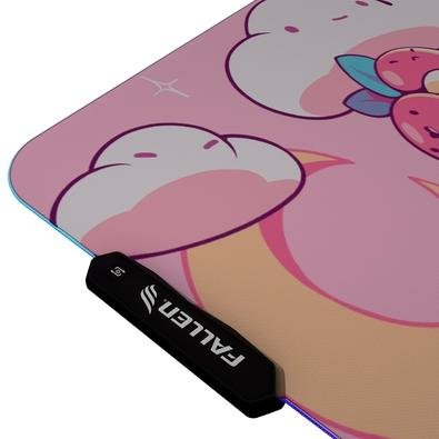 Mouse pad grande XGG Gatinho fofo felpudo, gato felpudo, mouse pad  estendido para jogos