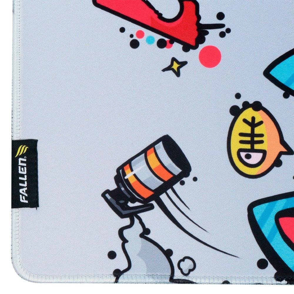 Mousepad Gamer Fallen Ace, Speed++, Médio 360x300mm - MP-FN-AC-SMM-MD Mousepad Gamer Fallen Ace, Speed++, Médio 360x300mm - MP-FN-AC-SMM-MD