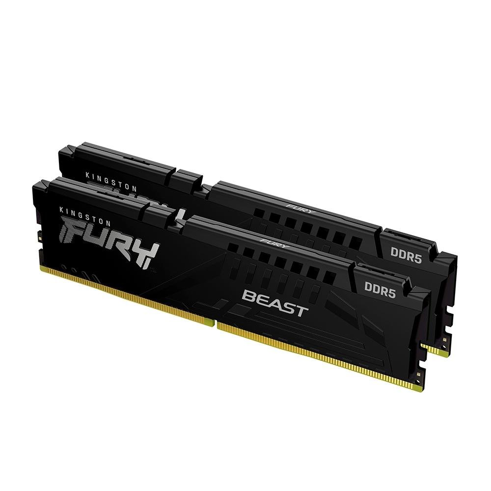 Memória RAM ( Balão.info), 32GB (2x16GB), 5600MHz, DDR5, CL40, para Intel XMP, Preto - KF556C40BBK2-32 - view 2