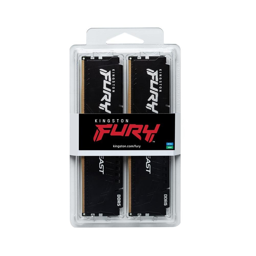 Memória RAM ( Balão.info), 32GB (2x16GB), 5600MHz, DDR5, CL40, para Intel XMP, Preto - KF556C40BBK2-32 - view 4