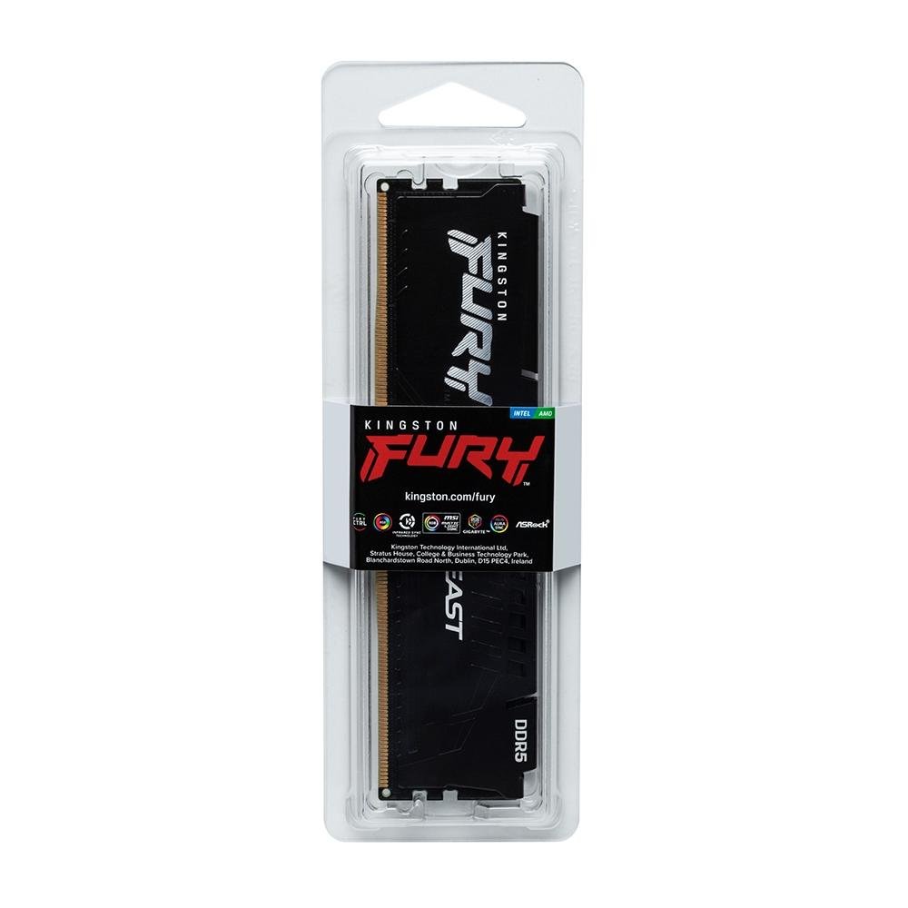 Memória Kingston Fury Beast 16GB DDR5 | KaBuM!