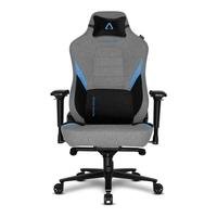 Cadeira Gamer Alpha Gamer Phenix Fabric Grey Preto e Azul    ALMOFADAS COM ESPUMA MEMORY   Estas cadeiras gaming incluem duas almofadas com espuma de 