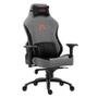 Cadeira Gamer Alpha Gamer Nebula Fabric, Até 150 kg, Apoio de Braço 4D, Reclinável, Cinza e Laranja - AGNEBULA-GRY-O