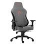 Cadeira Gamer Alpha Gamer Nebula Fabric, Até 150 kg, Apoio de Braço 4D, Reclinável, Cinza e Laranja - AGNEBULA-GRY-O
