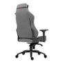 Cadeira Gamer Alpha Gamer Nebula Fabric, Até 150 kg, Apoio de Braço 4D, Reclinável, Cinza e Laranja - AGNEBULA-GRY-O