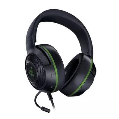 Headset Gamer Razer Kraken X para Xbox, P2, Drivers 40mm, Preto e Verde -  RZ04-02890400-R3U1 | KaBuM!