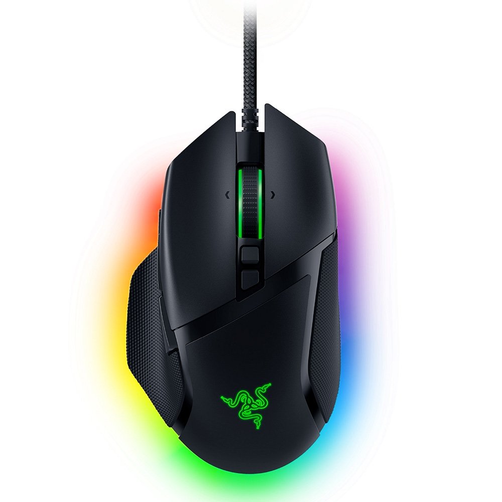 Mouse Gamer Razer Basilisk V3, RGB, Ergonômico, 26K DPI, 11 Botões, Preto - RZ01-04000100