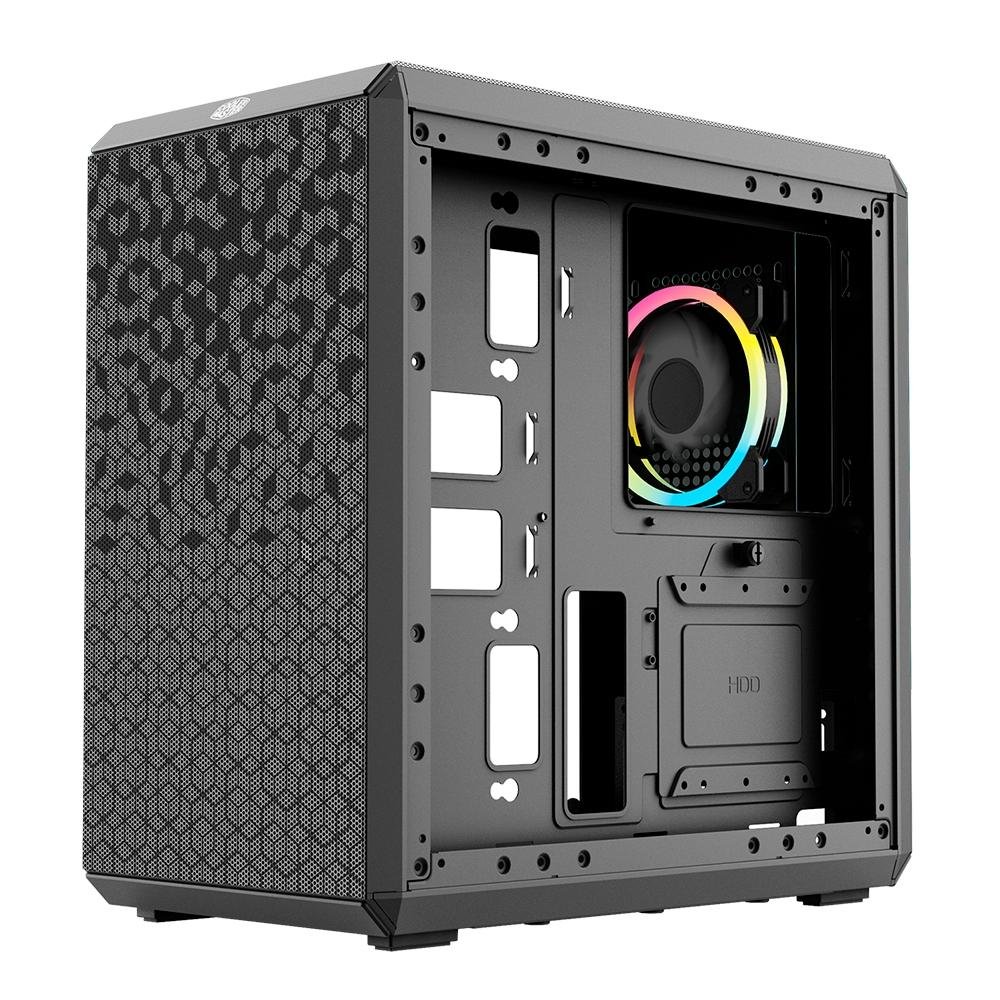 Imagem 5 de 7 do produto Gabinete Cooler Master MasterBox Q300L, Mini Tower, Rainbow, 1x Fan, Preto - MCB-Q300L-KANN-S01