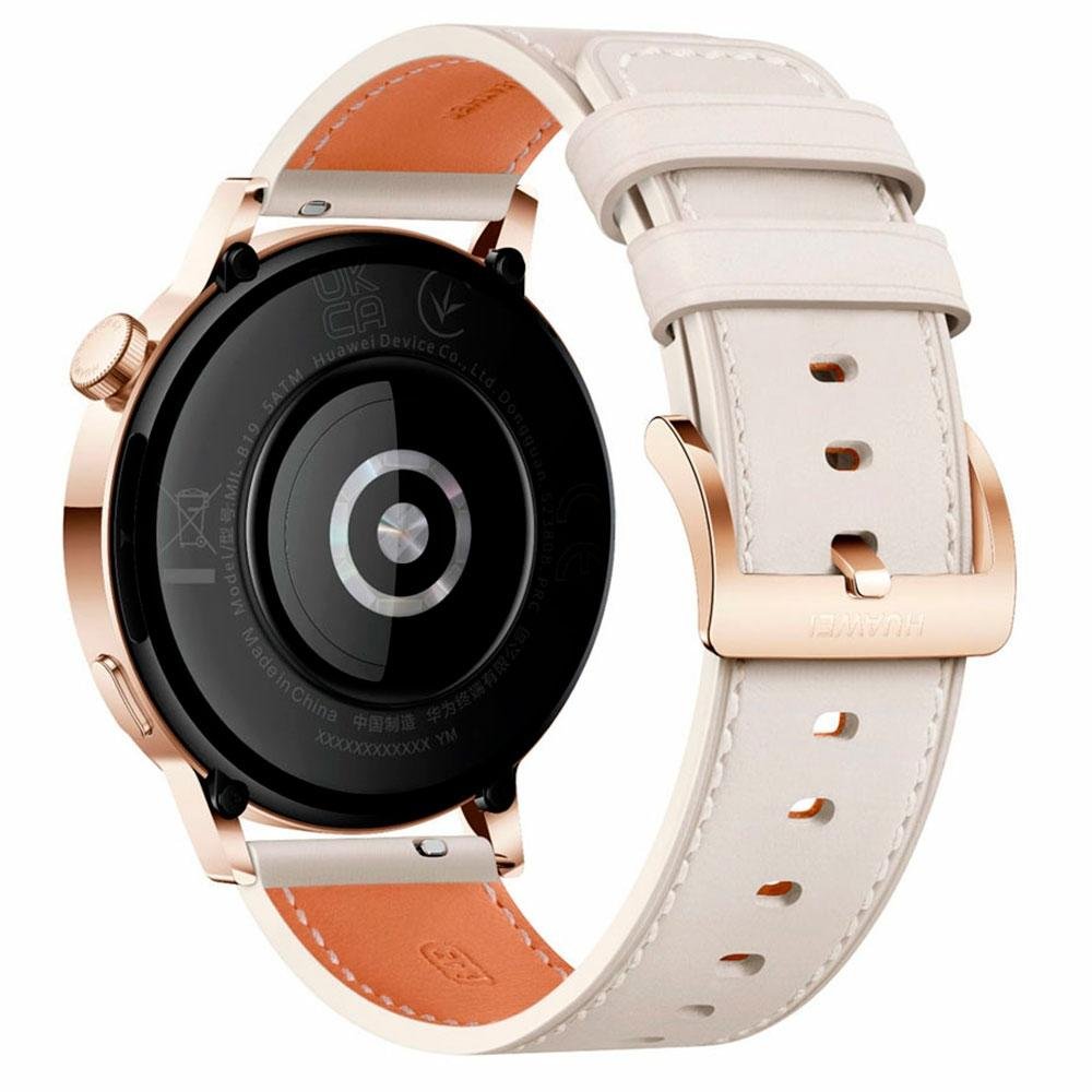 Imagem 6 de 6 do produto Smartwatch Huawei Watch GT3, 42mm, Bluetooth, Tela HD Amoled, GPS, Resistente à Água, Branco - MIL-B19