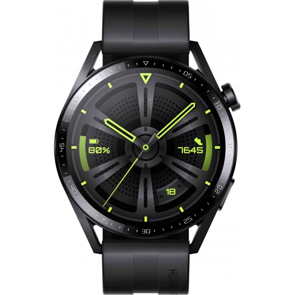 Imagem 2 de 6 do produto Smartwatch Huawei Watch GT3, 46mm, Bluetooth, Tela HD Amoled, GPS, Resistente à Água, Preto - JPT-B19
