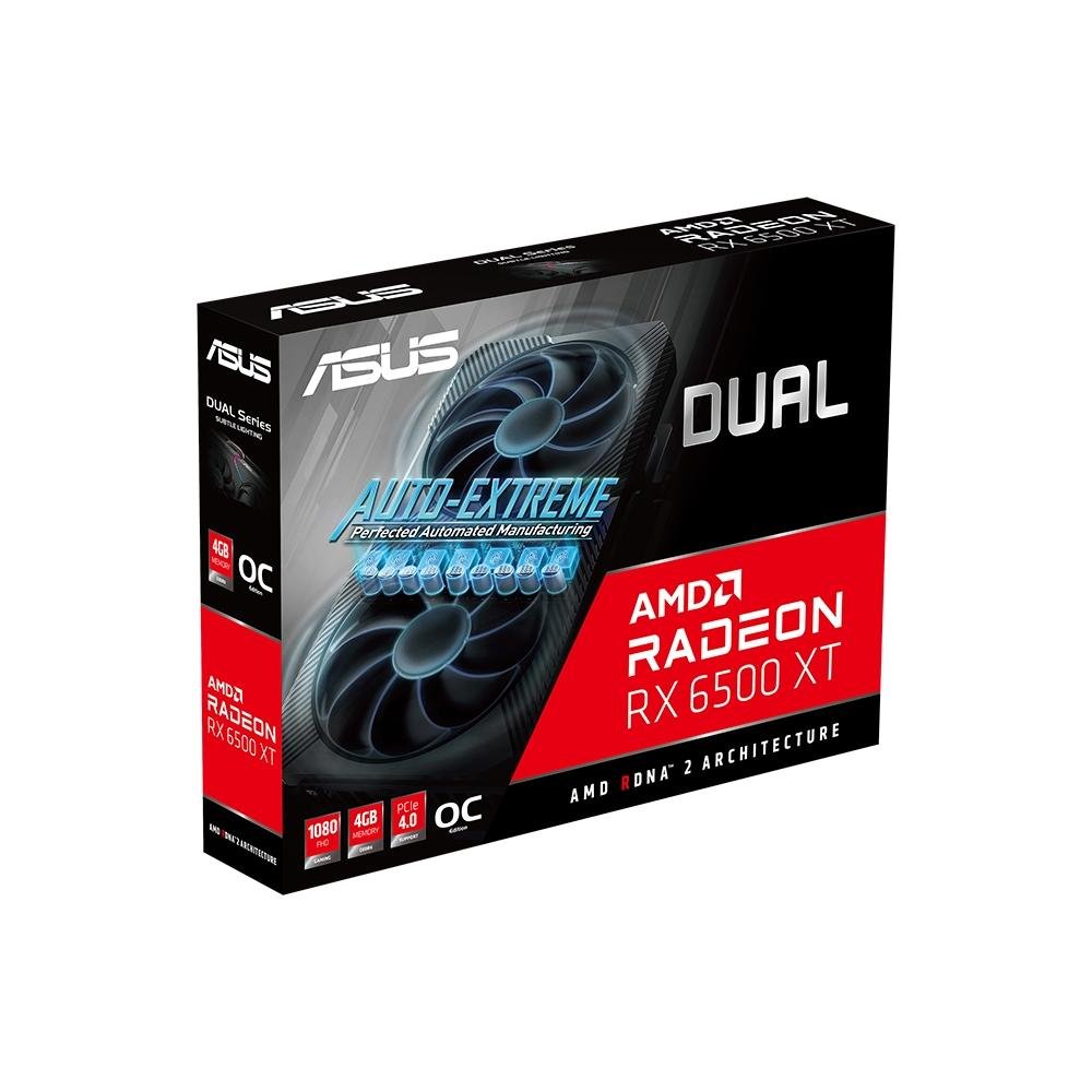 Placa de Vídeo Asus AMD Radeon RX 6500 XT | KaBuM!