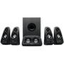 Caixa de Som Logitech Amplificada 5.1 75W RMS Z506 - 980-000430
