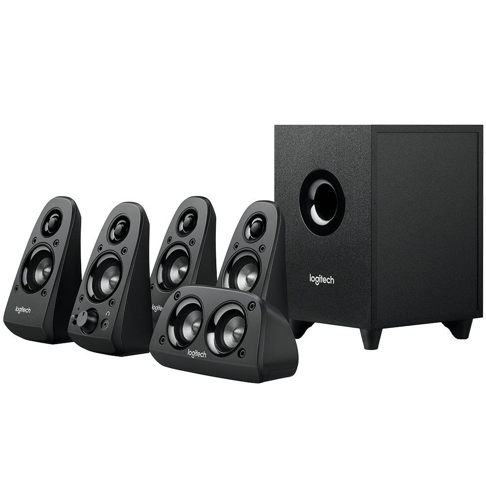 Caixa de Som Logitech Amplificada 5.1 75W RMS Z506 - 980-000430