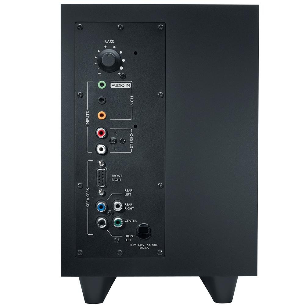 Caixa de Som Logitech Amplificada 5.1 75W RMS Z506 - 980-000430