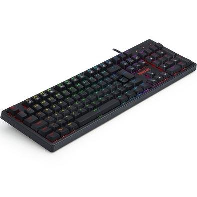 Teclado mecânico 68 teclas USB tipo-c com fio azul/marrom/vermelho swtich  teclado de jogo retroiluminado colorido rgb para digitação de jogos home  office