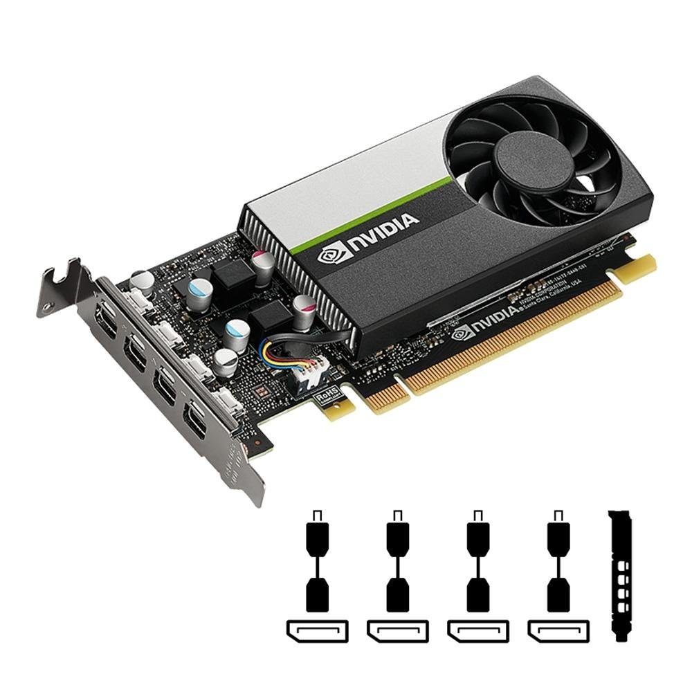 Placa de Vídeo PNY NVIDIA T1000 8GB GDDR6 | KaBuM!