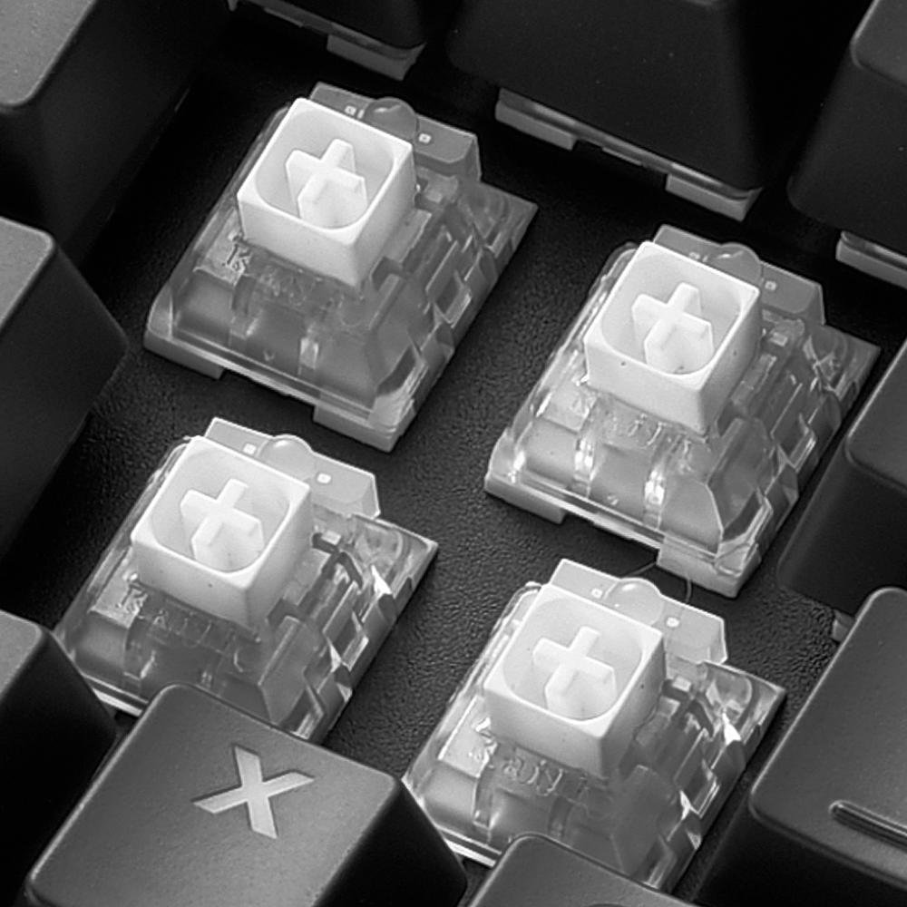 Imagem 4 de 4 do produto Teclado Gamer Sharkoon Skiller SGK60, RGB, Switch Kailh Box White, ABNT2, USB-C, Preto - SGK 60-WHITE