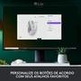 Mouse Sem Fio Logitech Signature M650, 2000 DPI, Compacto, 5 Botões, Silencioso, Bluetooth, USB, Branco - 910-006252