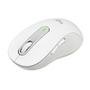 Mouse Sem Fio Logitech Signature M650 L 2000 DPI, Design Padrão, 5 Botões, Silencioso, Bluetooth, USB, Branco - 910-006233