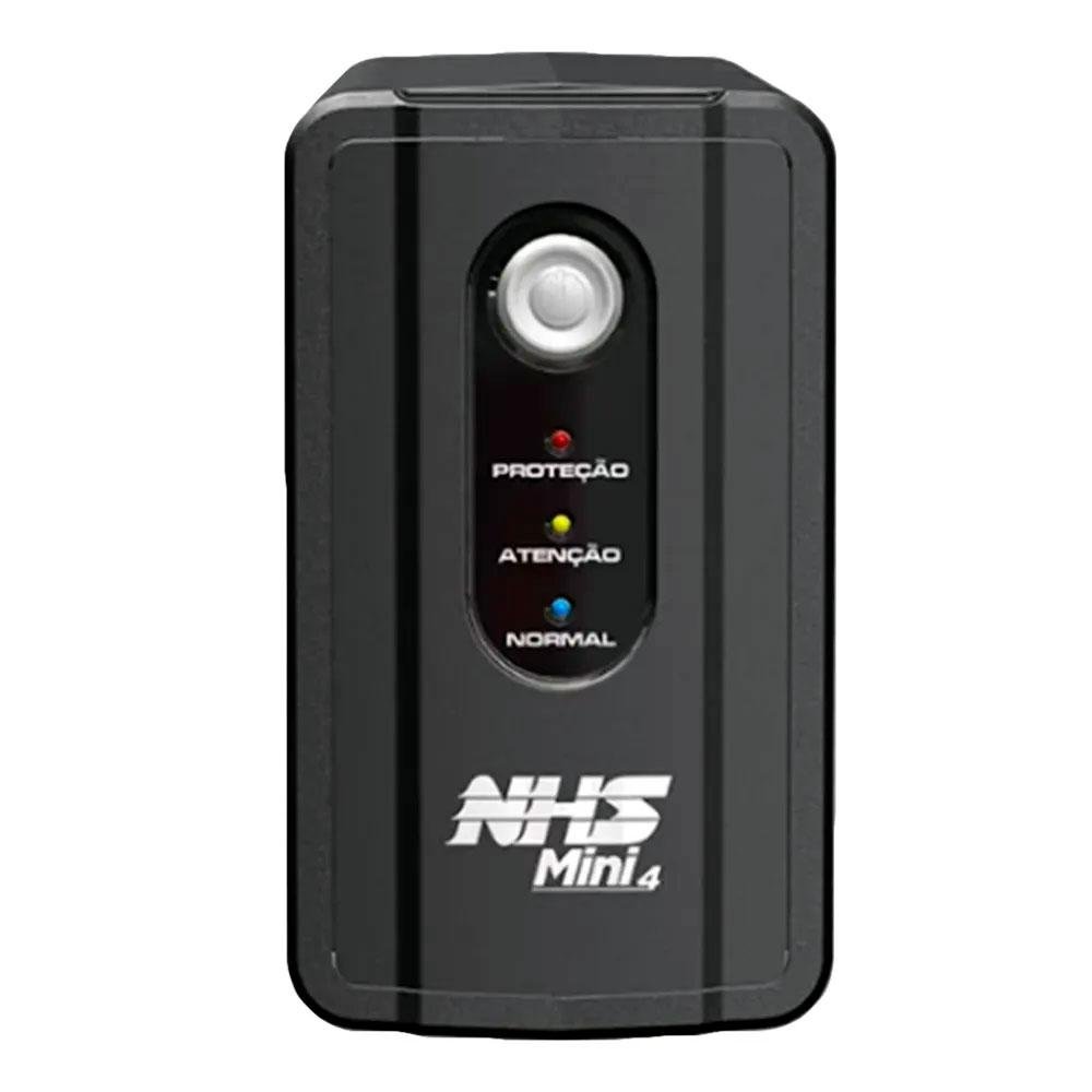 Nobreak NHS Mini 4, 700VA, Bivolt, Semi Senoidail, 6 Tomadas, Preto - 90.B1.007100 - view 3