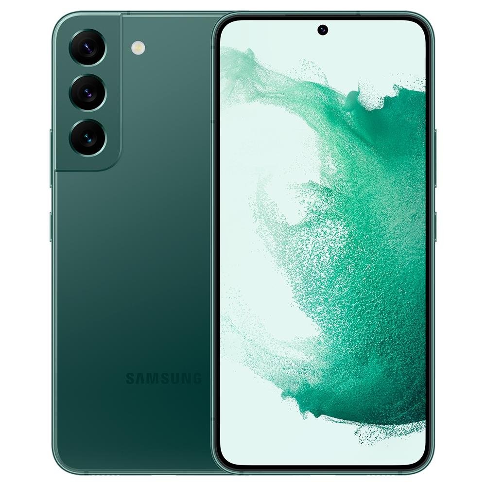Imagem 2 de 10 do produto Smartphone Samsung Galaxy S22, 5G, 128GB, 8GB RAM, Octa Core, Câmera Tripla 50MP, Tela de 6.1, Verde - SM-S901EZGRZTO